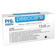 Plaster sterylny opatrunkowy PASOCARE MED 8 cm x 15 cm - szt. - plastry_jalowe_pasocare_med_8x15cm_box.jpg