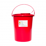 Pojemnik na odpady medyczne IG 10L czerwony, pokrywa (szt.) - 10lig.png
