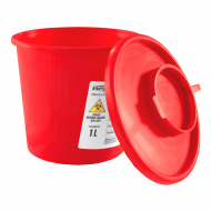 Pojemnik na odpady medyczne IG 1L czerwony, pokrywa (szt.) - 1lig.png