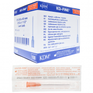 Igła KD-FINE 0,5 x 40 mm 25G pomarańczowa (100szt) - 7027.png