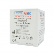 Kompresy gazowe niesterylne TRANS-MED 7,5x7,5cm 13N 8W (100szt) - kompresy_7,5_x_7,5_niejalowe_tm.png