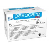 Plaster sterylny opatrunkowy PASOCARE MED 5 cm x 7 cm - szt. - plastry_jalowe_pasocare_med__5x7cm_box.jpg