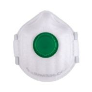 Półmaska filtrująca FS-20V FFP2 NR D, z zaworem oddechowym zielonym (szt.) - polmaska-przeciwpylowa-fs-20v-ffp2-nr-d-filtrujaca.jpg