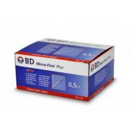Strzykawka BD 0,5 ml insulinowa U-100 z igłą 0,3 x 8 mm Micro Fine Plus 100szt - u_100_x0,5.jpg