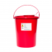 Pojemnik na odpady medyczne IG 10L czerwony, pokrywa (szt.)