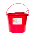 Pojemnik na odpady medyczne IG 5L czerwony, pokrywa (szt)